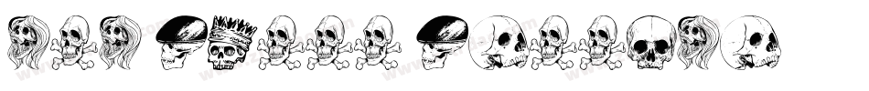 Old Skull Hellron字体转换